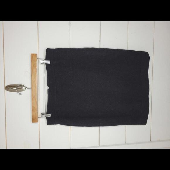 J Crew size 6 black wool blend pencil skirt - Picture 1 of 6